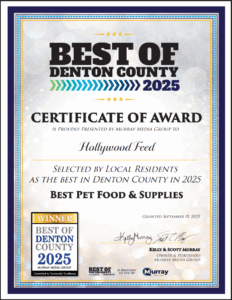 2025 Best of Denton County - Best Pet Food & Supplies